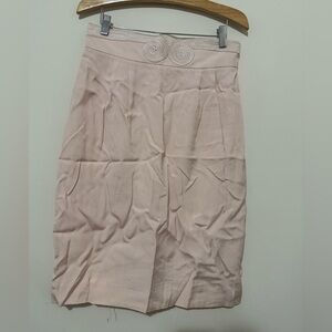 Vintage Blush Pencil Skirt